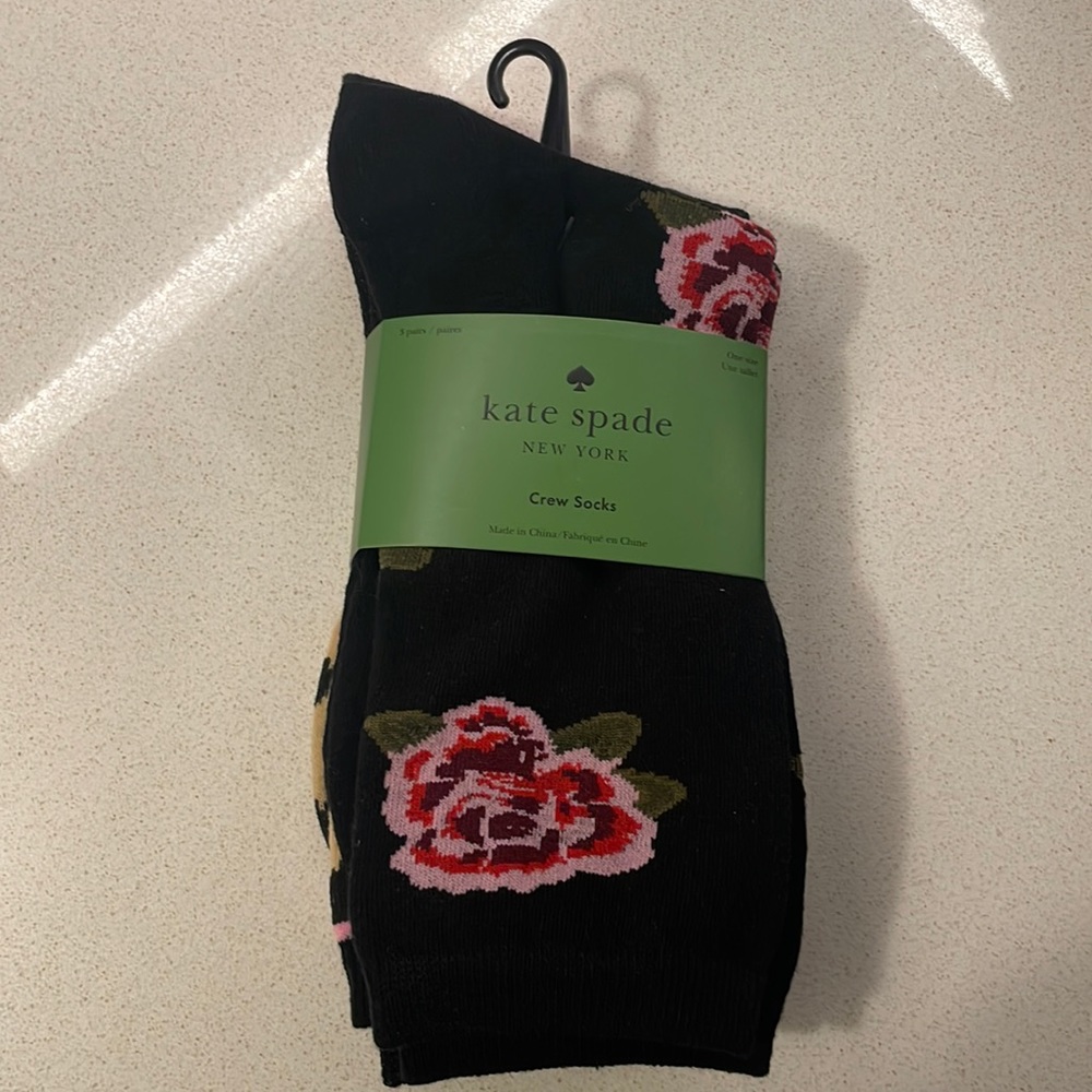 *NEW* Kate Spade Crew Socks - 3 pairs